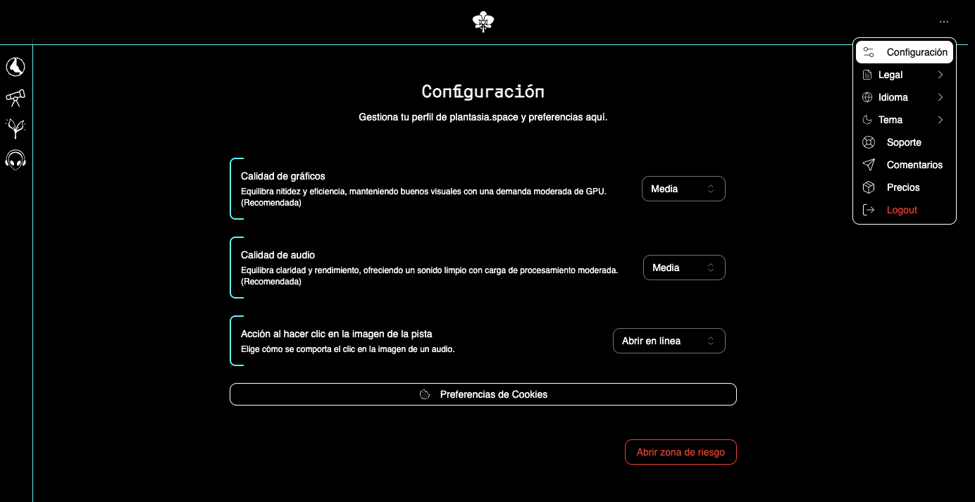 Configuracion de Audio